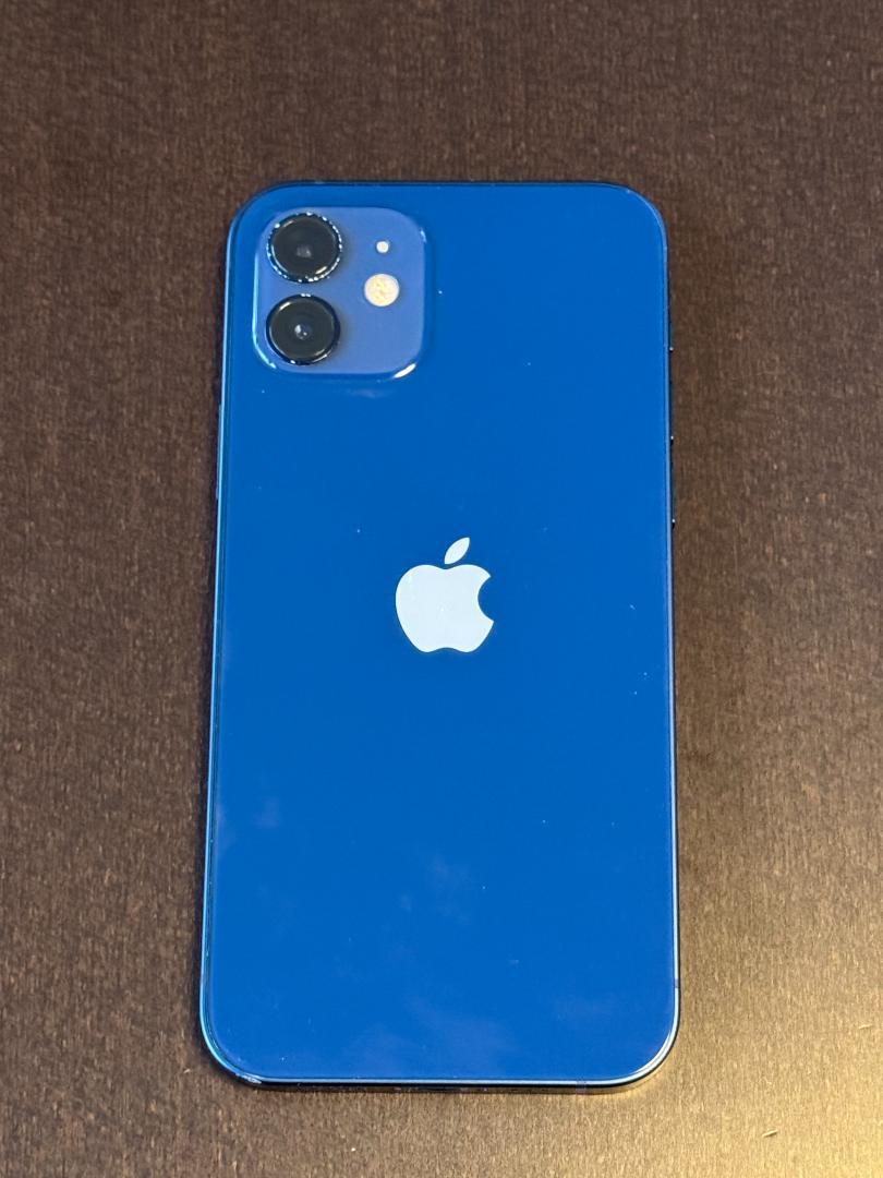 Apple iPhone 12 青 256GB 本体 バッテリー79% スマートフォン