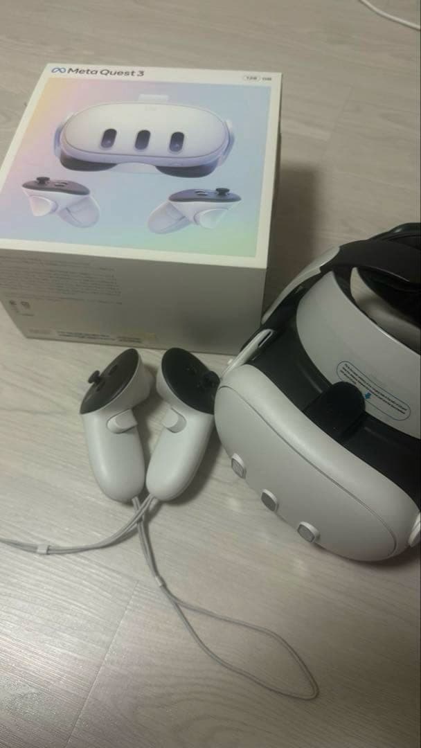 Meta Quest 3 VRヘッドセット128GB ヘッドセット補助バッテリー