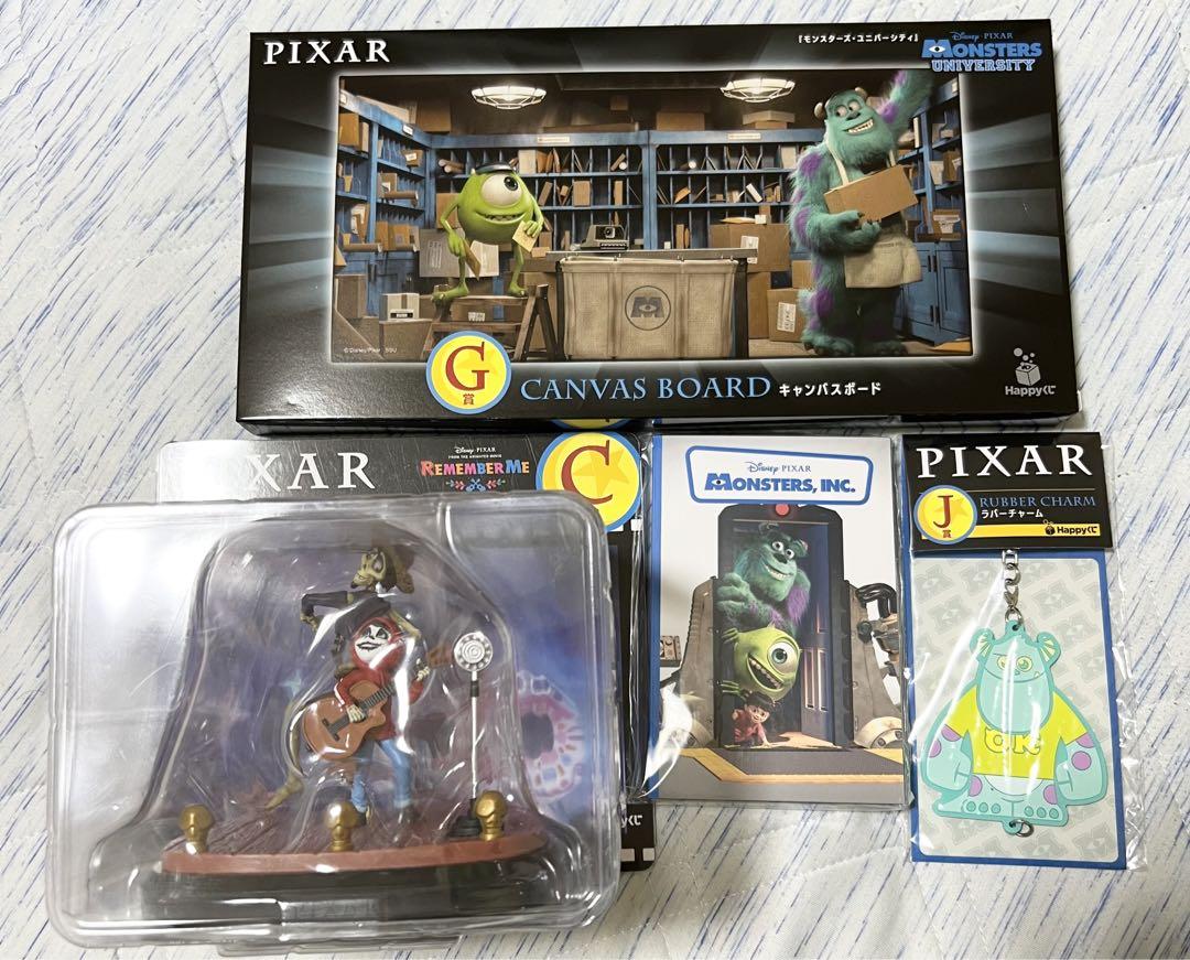 happyくじ　ディズニー　ピクサー　C賞　リメンバー・ミーフィギュア他