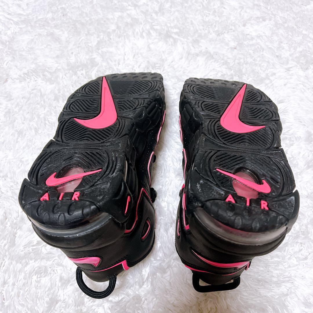 NIKE ナイキ エアモア アップテンポ ブラック ピンク 23.5cm