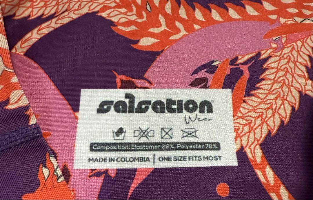 在庫 処分スポーツ - salsation サルセーションドラゴン柄レギンス