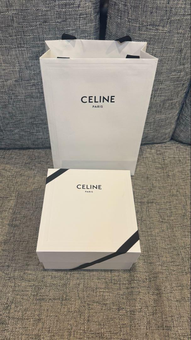 CELINE チェーン付きクラッチショルダーバッグ