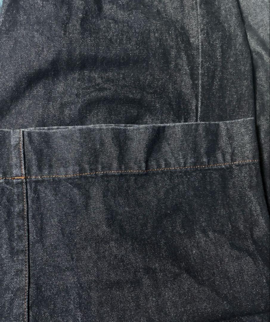 パンツ Camphor wood knee tuck wide baggy denim