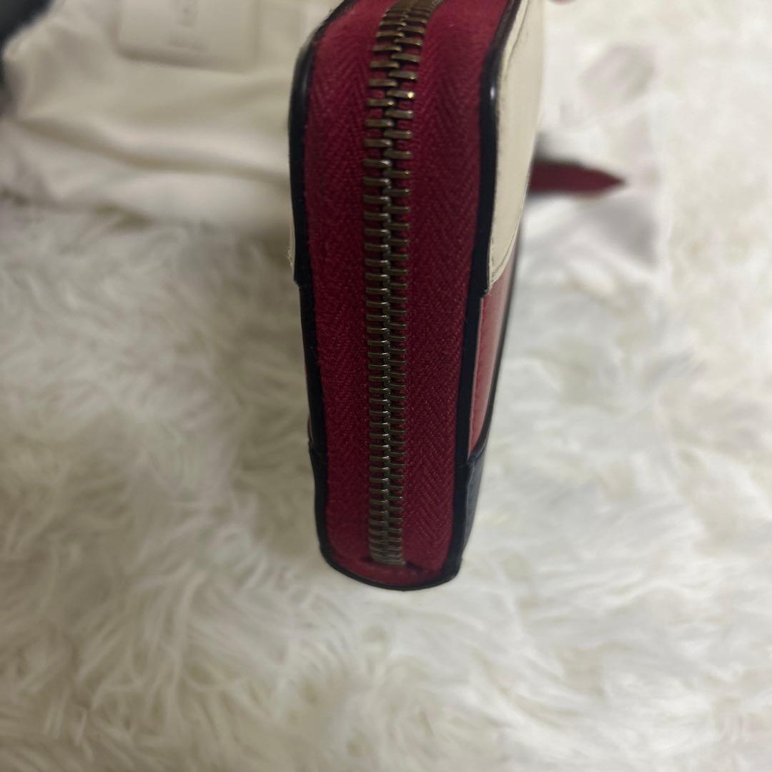 GUCCI グッチ　ラウンドジップ　クイーンマーガレット　蜂　ラインストーン