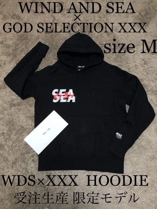 ブラック系,M安い割引 売約済 翔さま専用 WIND AND SEA GOD SELECTION 送料込みライン and wind sea パーカー XXX selection GOD x パーカー
