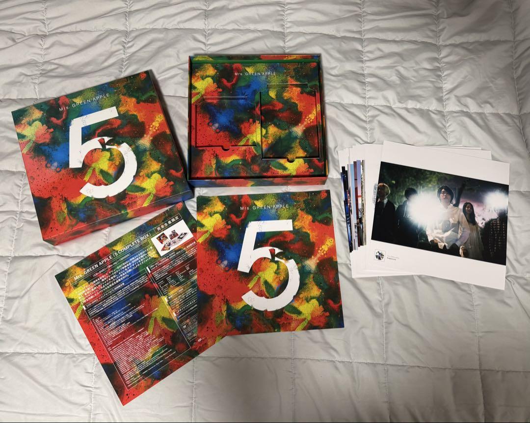 Mrs. GREEN APPLE アルバム「5」 complete box 5 COMPLETE BOX [完全生産限定][CD][+DVD][+Blu-ray][+Tシャツ