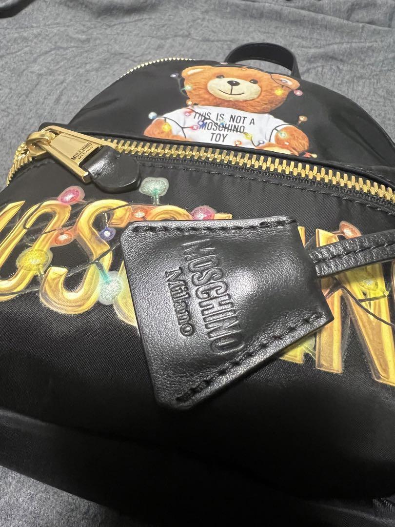 Moschino バックパック リュック ハンドバッグ ロゴ テディベア 数量は多 くま 海外通販のBUYMA - バックパック・リュック