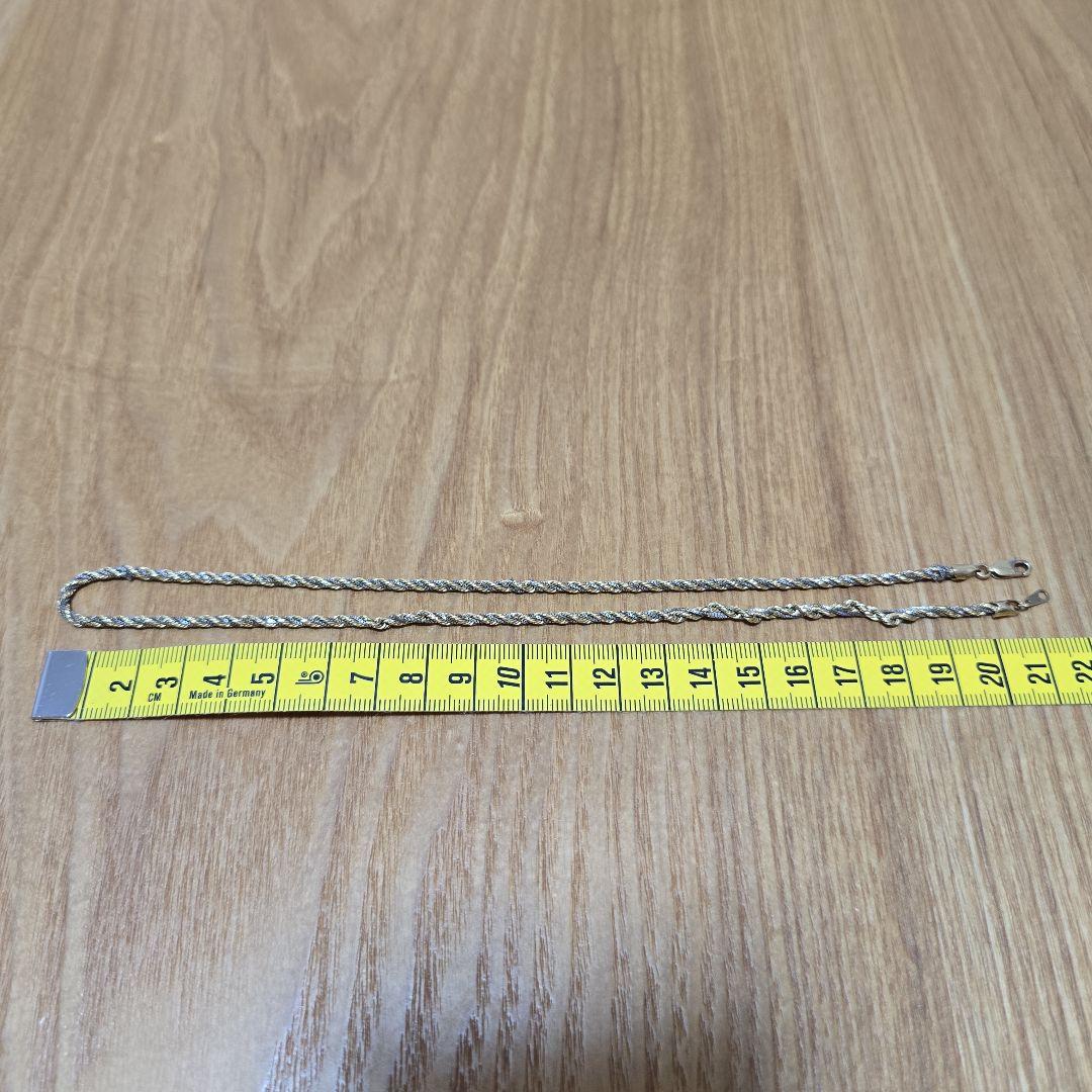 k18 pt　スクリューネックレス　43cm