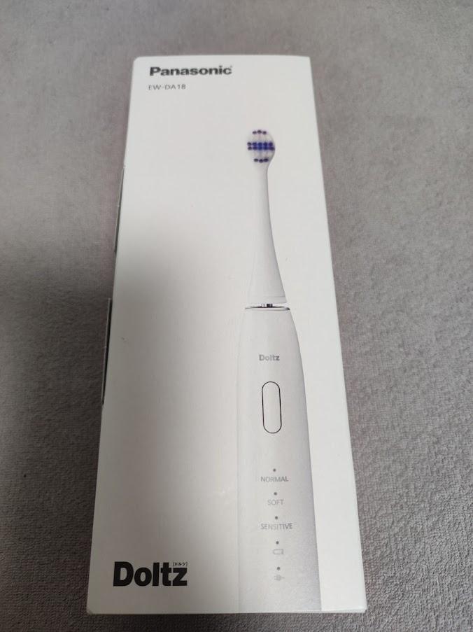 【新品】パナソニック 音波振動ハブラシ ドルツ EW-DA18-W 白