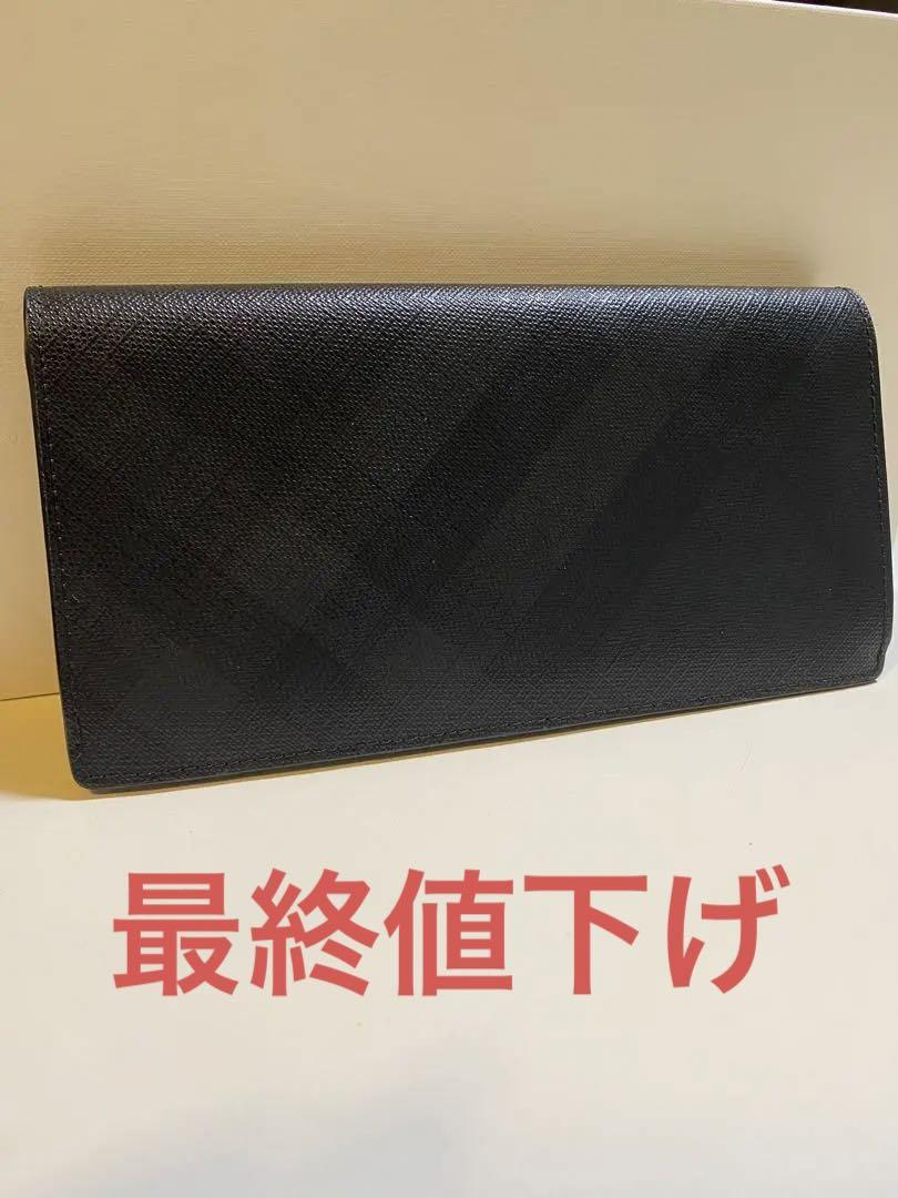 [美品]バーバリー BURBERRY  長財布  2つ折り財布 二つ折り 長財布