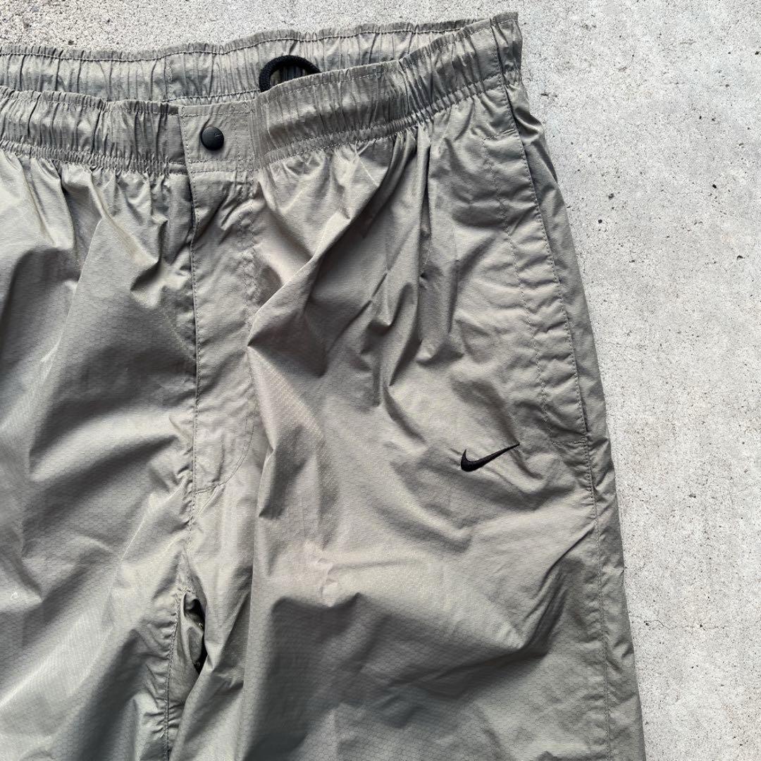 レア90sドローコード ナイロンパンツOLDNIKE CLIMA-FIT 銀タグ