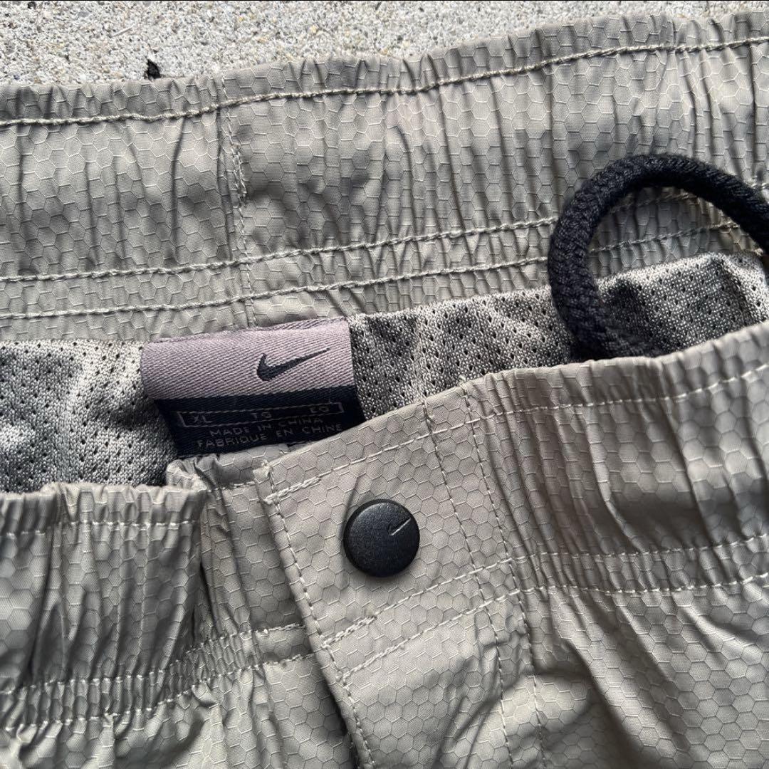 レア90sドローコード ナイロンパンツOLDNIKE CLIMA-FIT 銀タグ