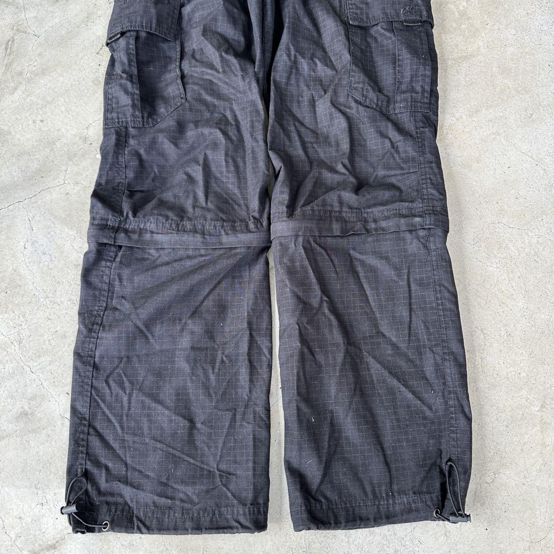 パンツ 00s archive y2k 2way check cargo pants