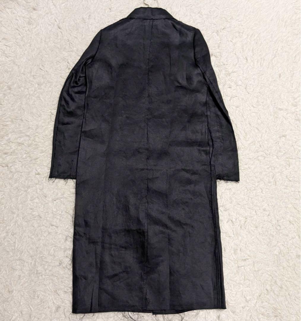 新品タグ付・定価9.5万✨マディソンブルー ロングコート リネン100