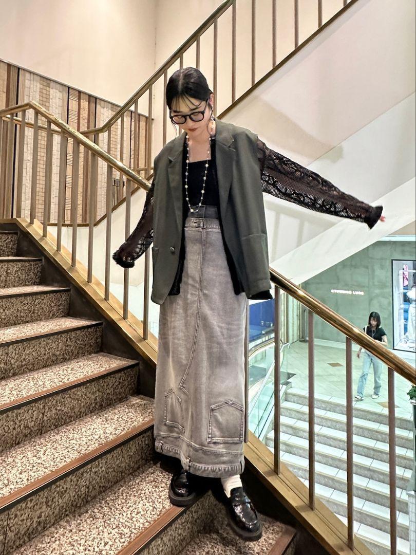 【最安値】 MEDI TAPE EMBROIDERY MESH JACKET