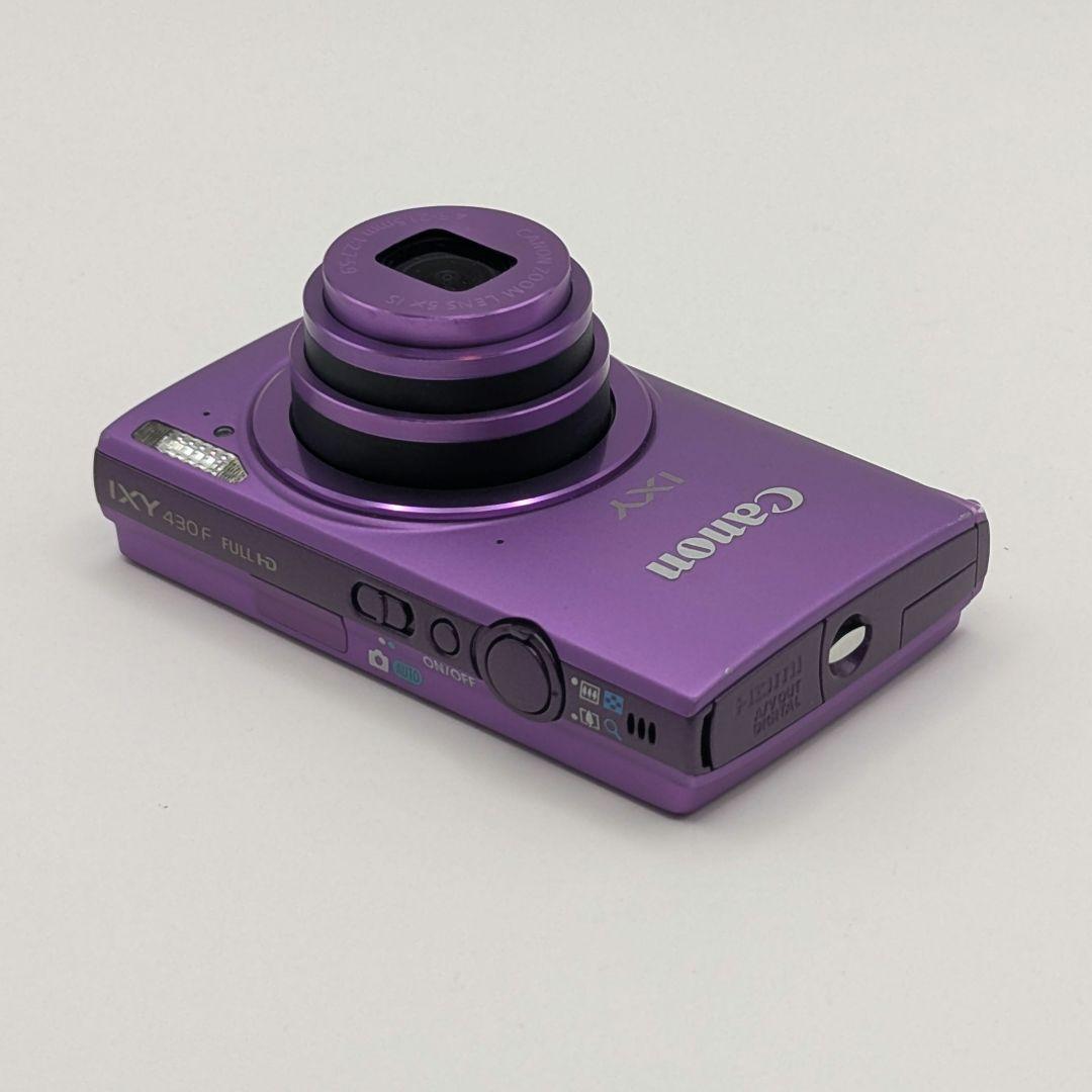美品】Canon IXY 430F キャノン パープル デジタルカメラ