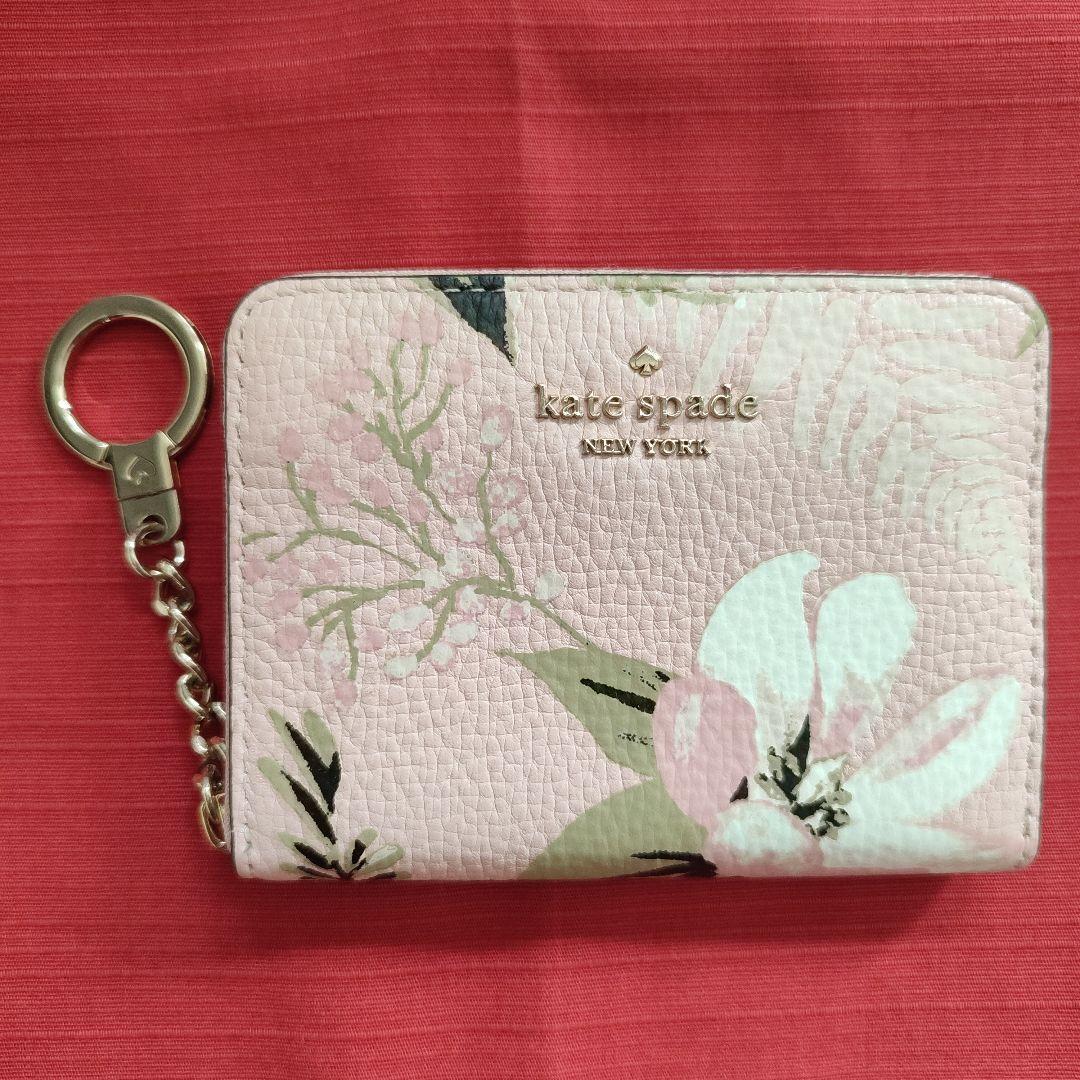 kate spade ケイトスペード 財布　コインケース　花柄　ピンク