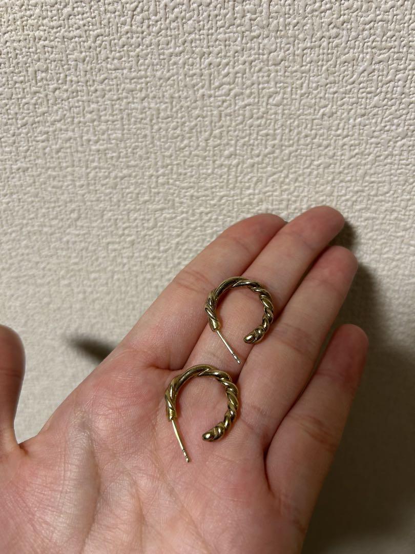 アクセサリー fauvirame roots pierce gold