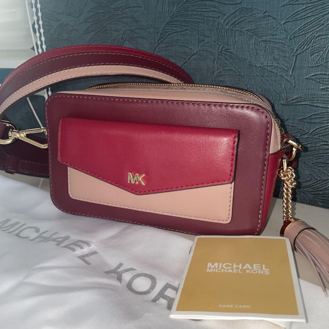 47%割引レッド系定番 MICHEAL KORS値下げ超美品マイケルコース