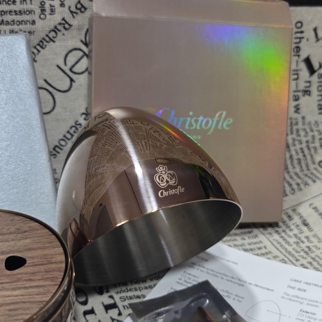 未使用 Christofle エスプレッソスプーン6本セット ローズゴールド
