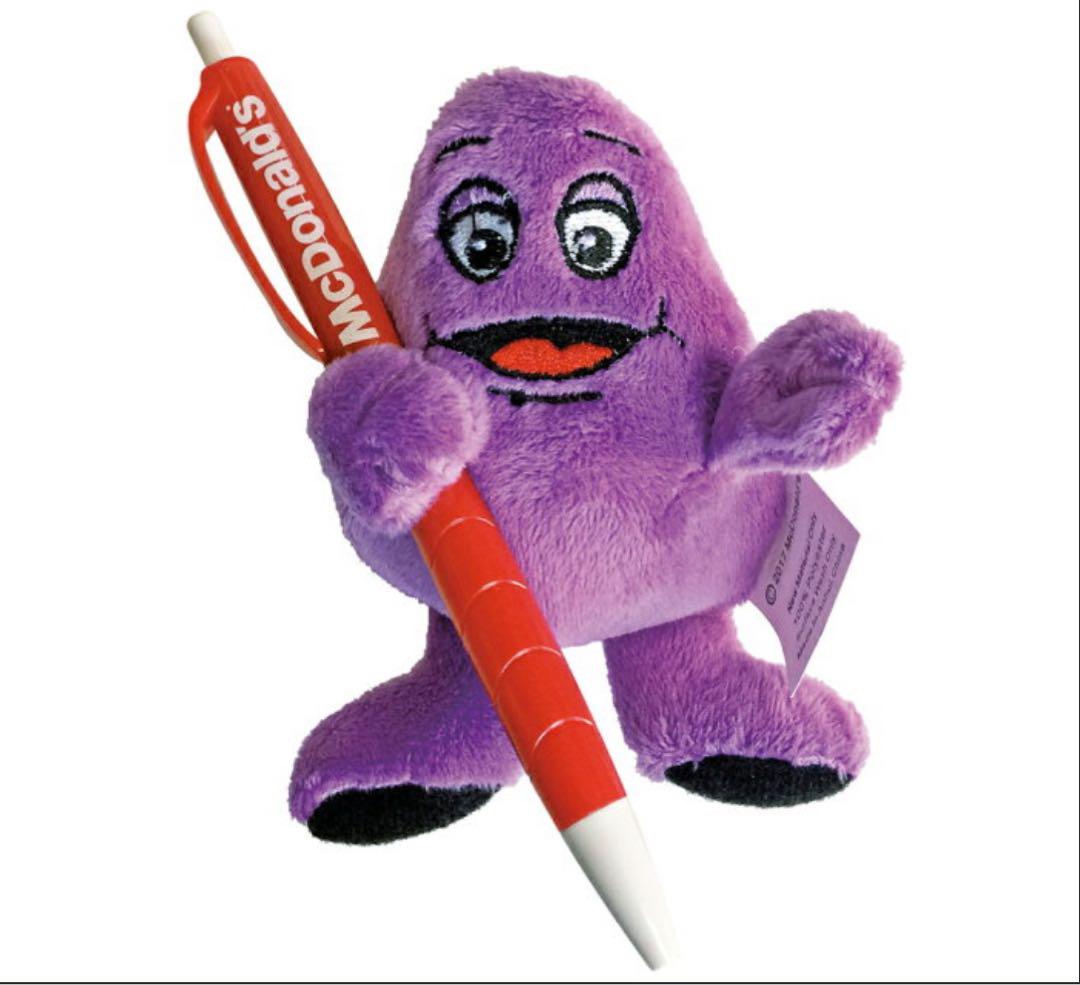 新品グリマスぬいぐるみMcDonald's GRIMACE DOLLマクドナルド