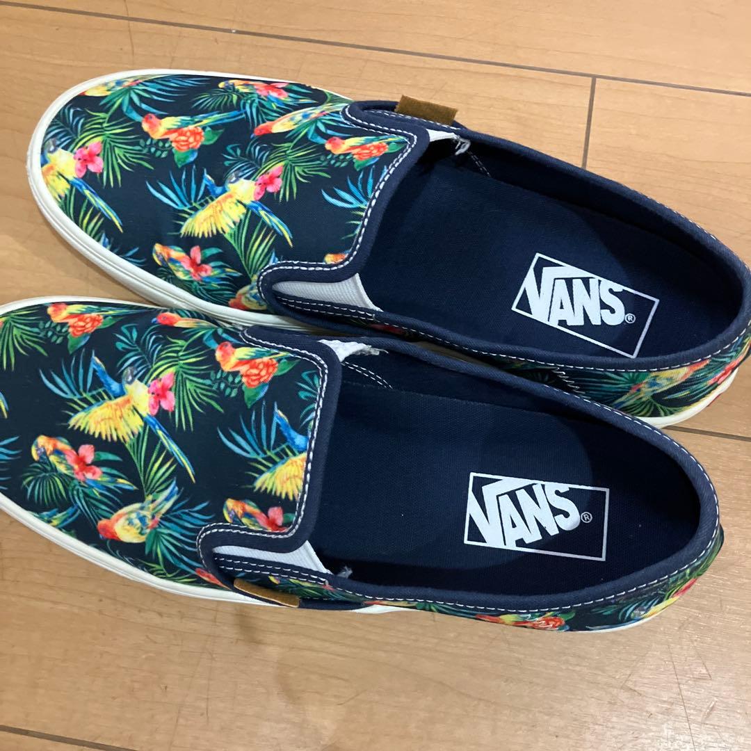 VANS トロピカルフラワー柄 スリッポン