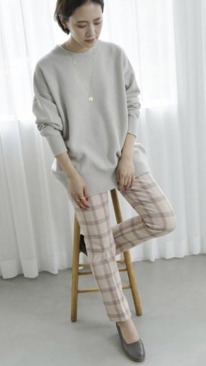 値下げ【新品、タグ付き】Spick & Span、両面起毛テーパードパンツ