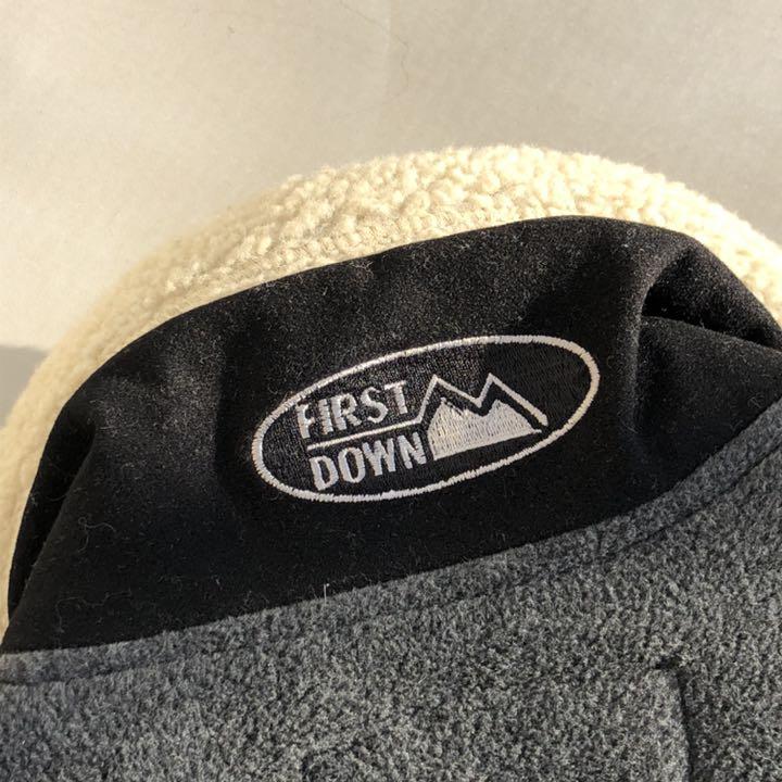 HOT人気 FIRSTDOWN ファーストダウン 裏ボアフリースジャケット グレー MNiAx-m73766866584 高評価