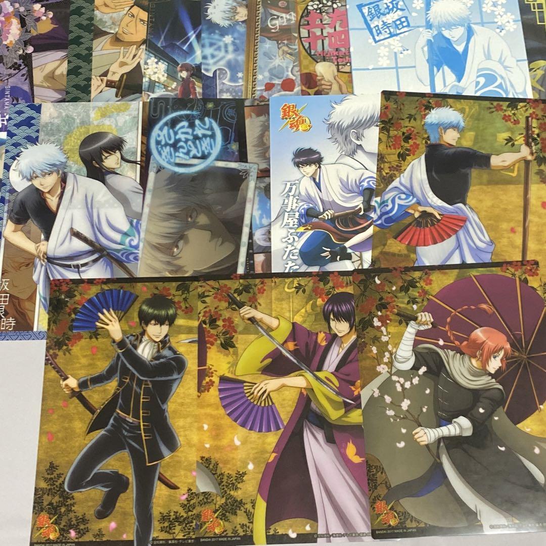 銀魂 クリアポスター まとめ 銀時 神威 土方 沖田 - メルカリ
