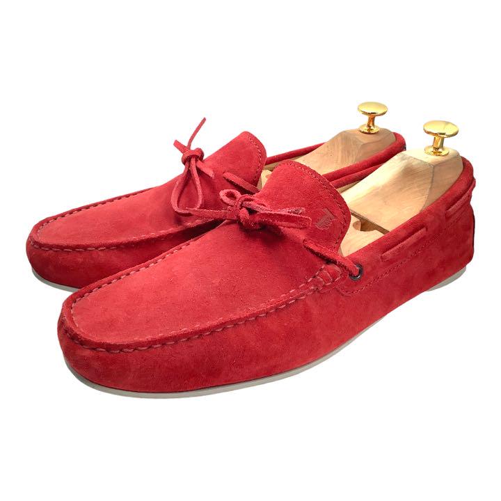 正規特約店 極美品♪♪Tod's/トッズ ドライビングシューズ 28cm デッキ トップ TOD'S トッズ スウェード ローファー ドライビングシューズ 【美品】 ローファー/革靴