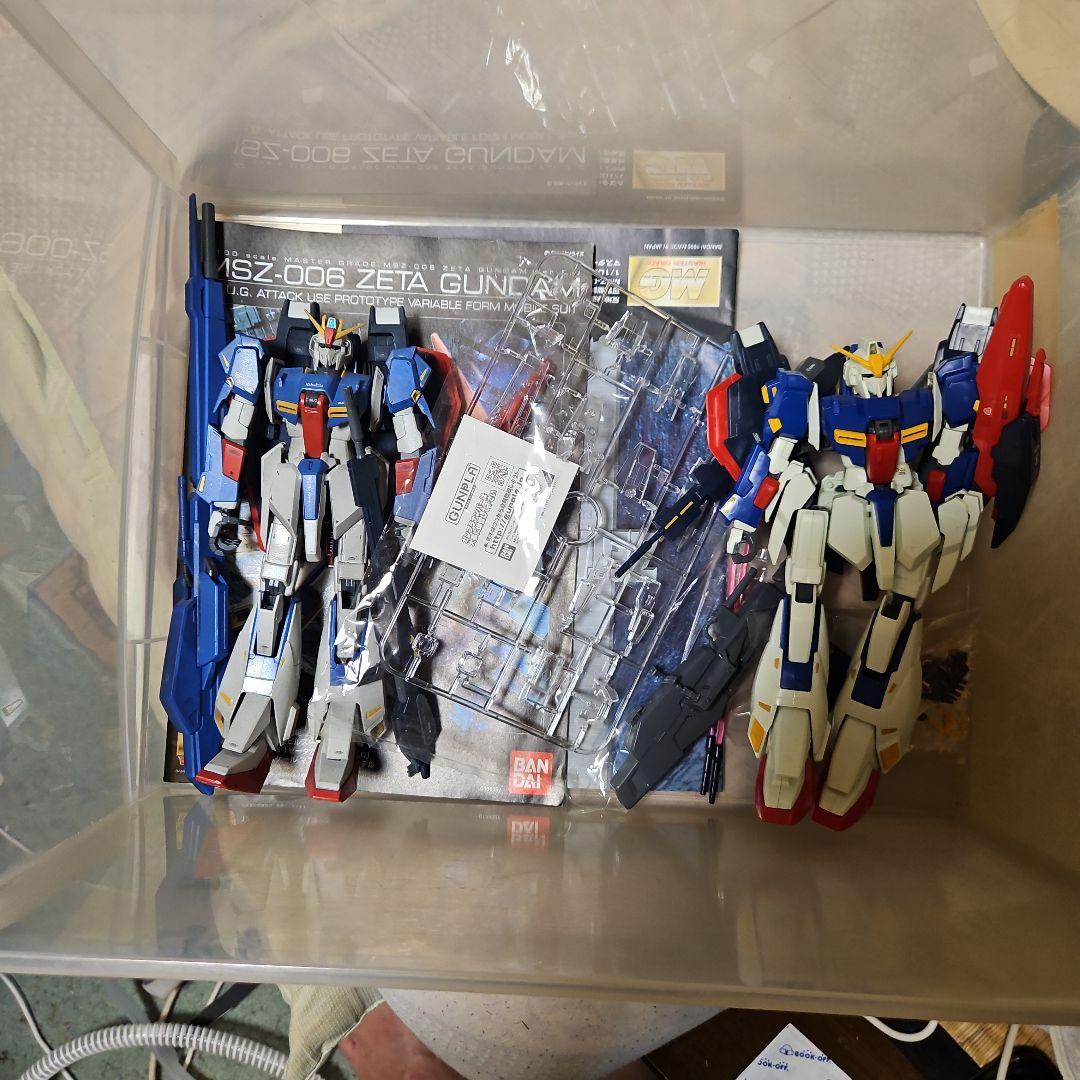 BANDAI MG MSZ-006 ZetaGundam 1/100 2体セット