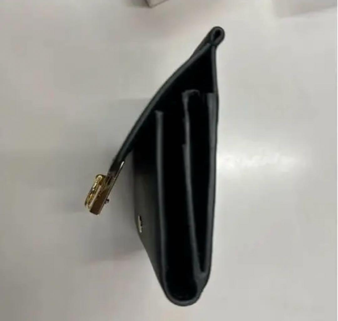 【極美品】ポレーヌ　ウォレット　二つ折り財布　ブラック