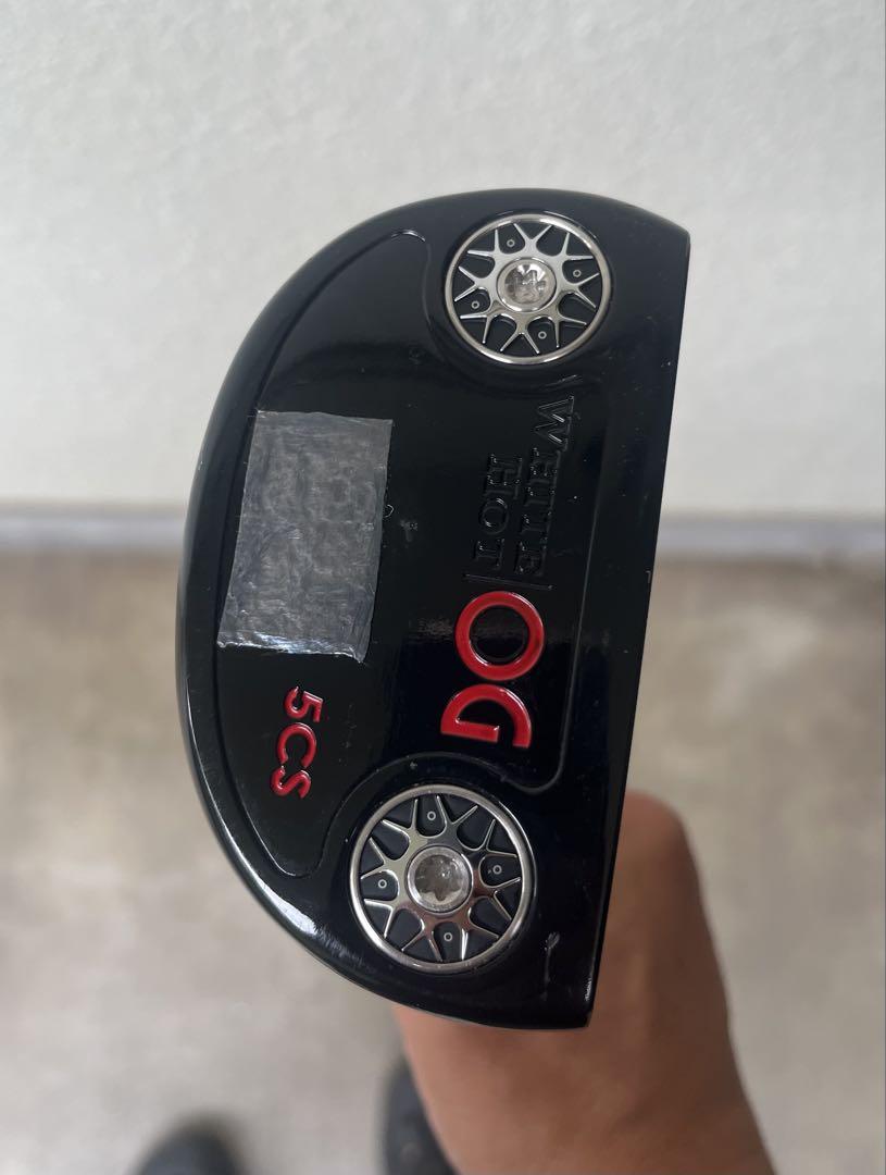 オデッセイホワイトホットOG 5CS パター 黒塗装 ホワイト・ホット ブラック FIVE CS パター(パター（単品