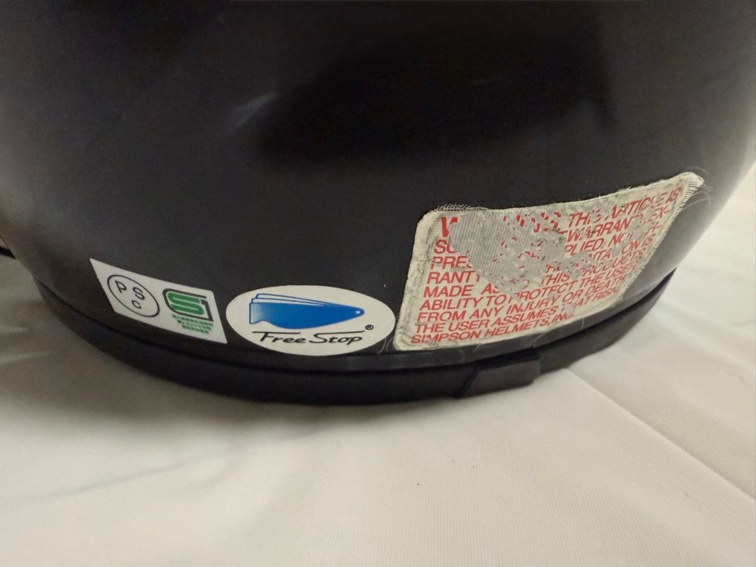 シンプソンフルフェイスヘルメット & M1-S PRO インカム、シールド付き