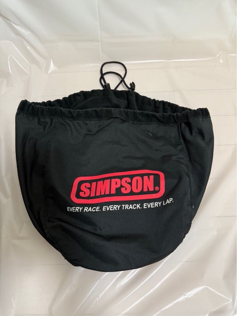 シンプソンフルフェイスヘルメット & M1-S PRO インカム、シールド付き