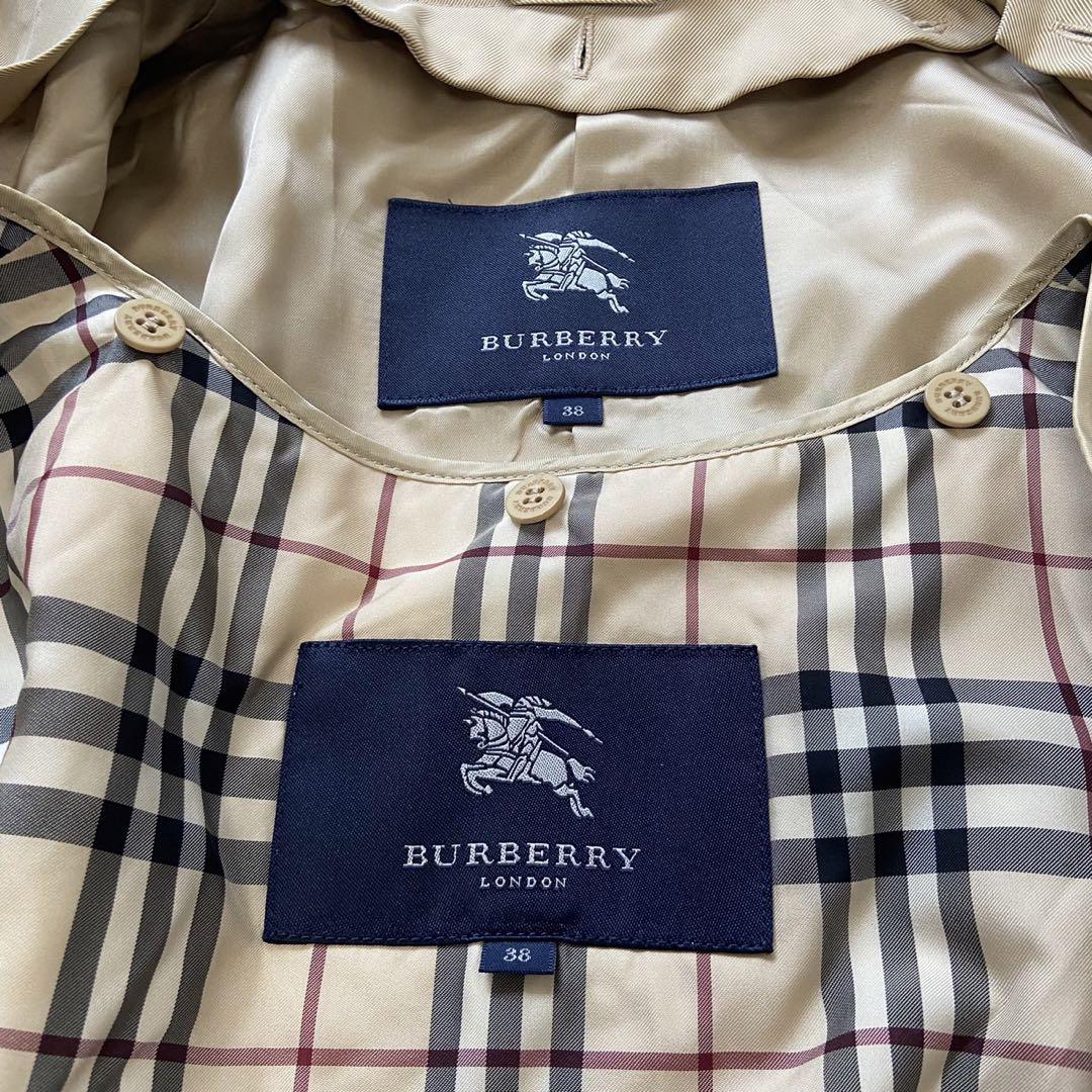 【高級】BURBERRY トレンチコート ノバチェック ライナー付き Z194