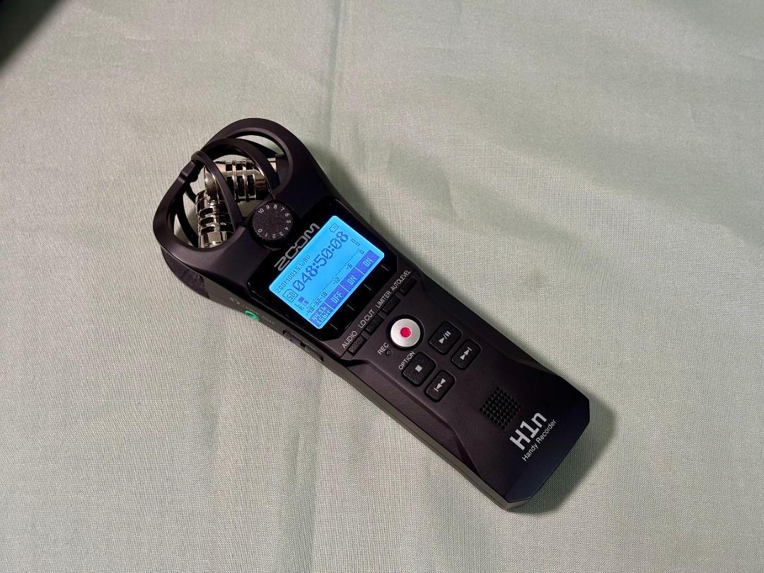 zoom H1n 三脚、ウィンドジャマー、ケースつき 美品