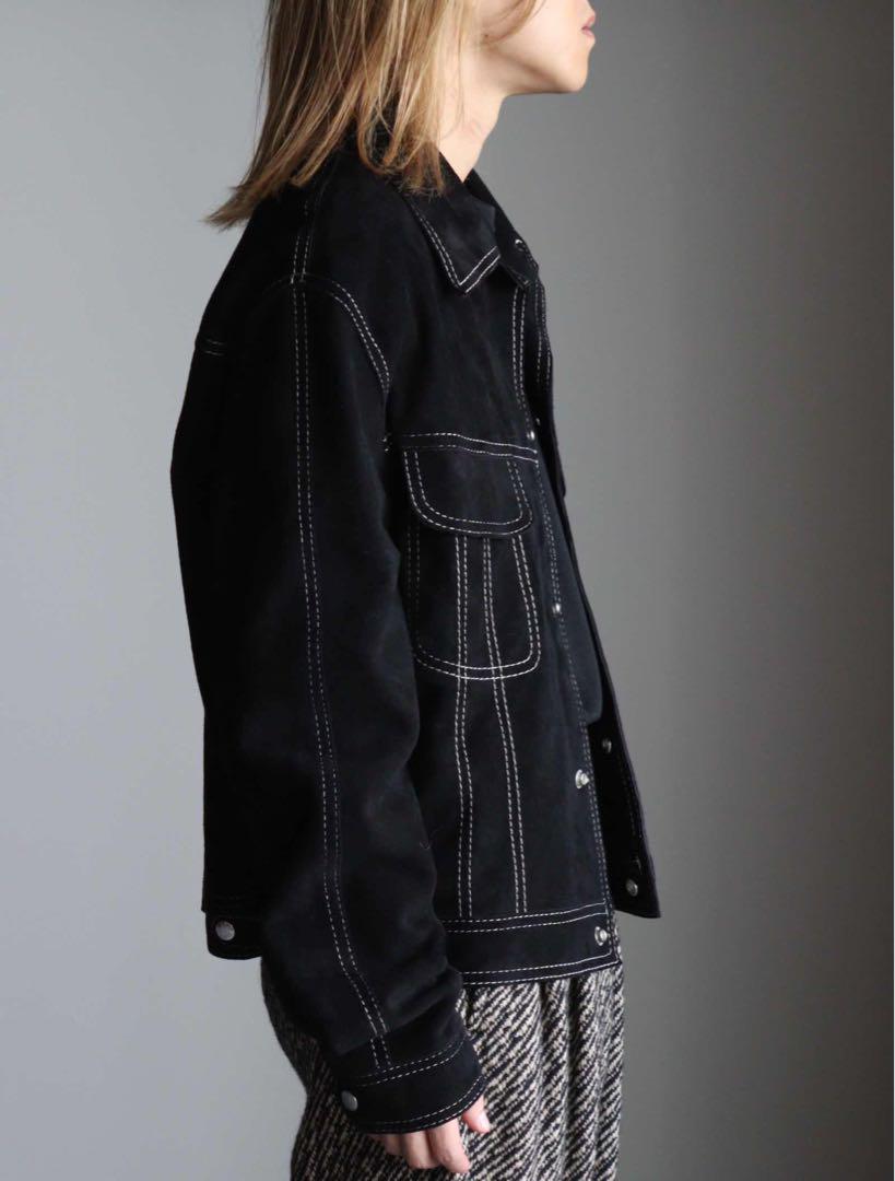 ジャケット・アウター YOKE SUEDE TRUCKER JACKET