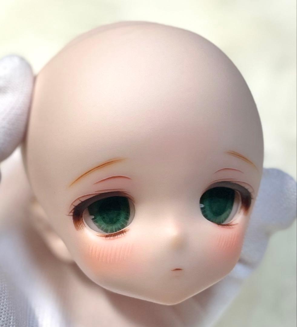 DDH-01 セミホワイト肌 カスタムヘッド + 手描き碁石アイ