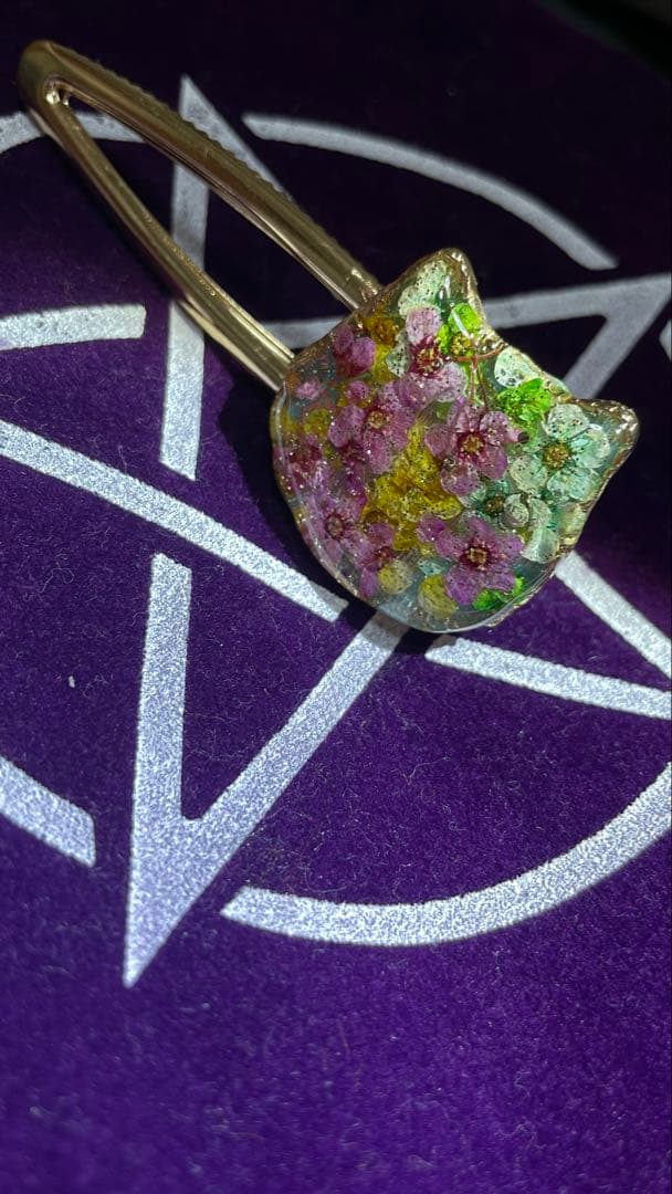 魔術毎日happy✨猫ちゃんヘアピン✨