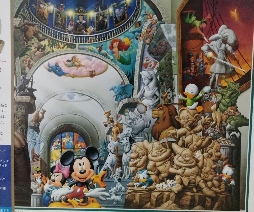 未開封 ディズニーオールキャラクターミュージアム 1000ピース パズル 美術館 人気ショップが最安値挑戦 1000ピース