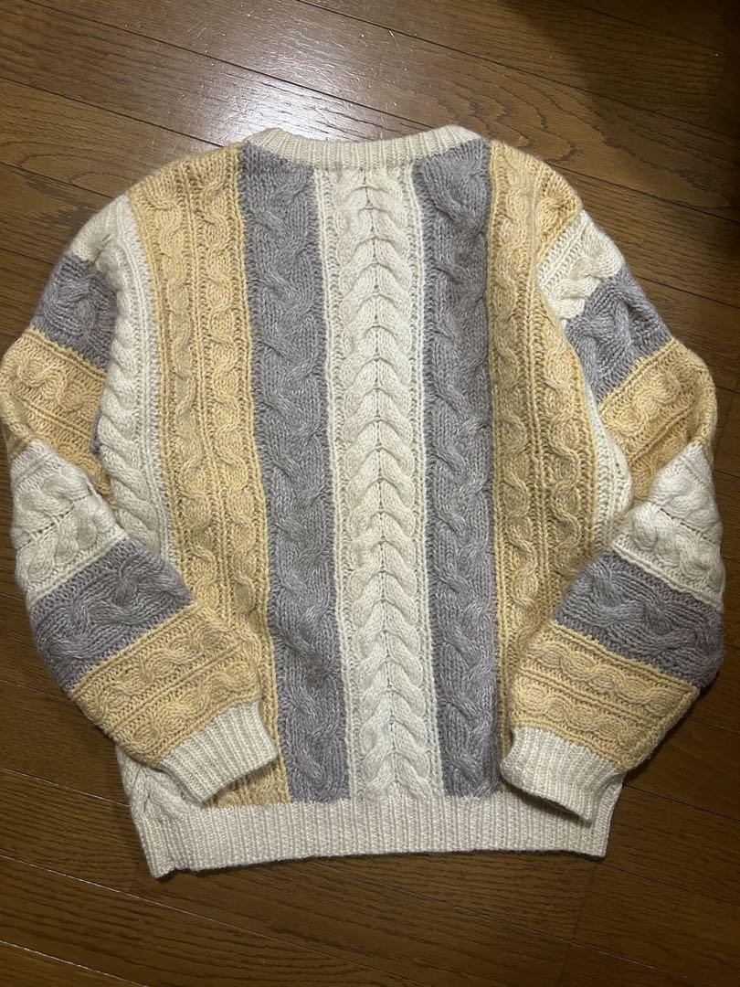 【ネット限定】 Jantzen ストライプ フィッシャーマアランニット ヴィンテージ 90's トップス