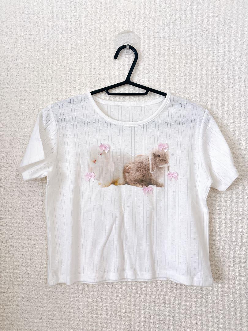 merry jenny ラビットribbon Tシャツ