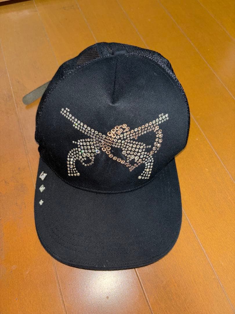 ロアーガンズ roarguns ハートスワロフスキークロスガン メッシュキャップ