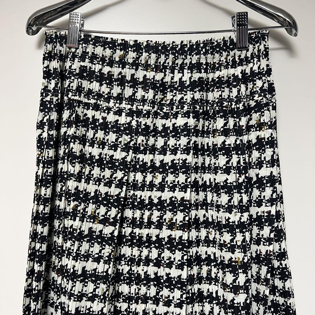 PLEATS PLEASE ISSEY MIYAKE 千鳥格子 スカート