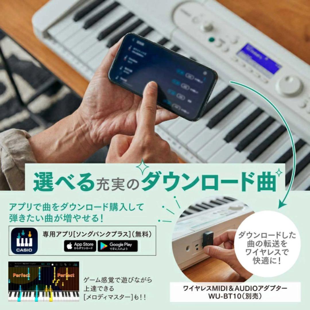 CASIO LK-530 スタンド・ペダル・別売品WU-BT10セット