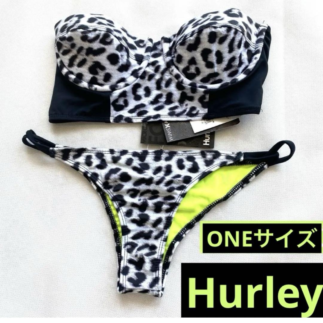 【タグ付き•未使用】Hurley　ビキニ　水着　ハーレーフリーサイズ