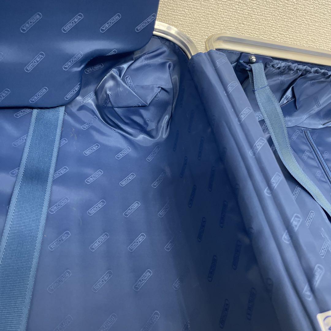 希少 正規品　RIMOWAリモワ トパーズ 82L 青ロゴ　ビンテージ