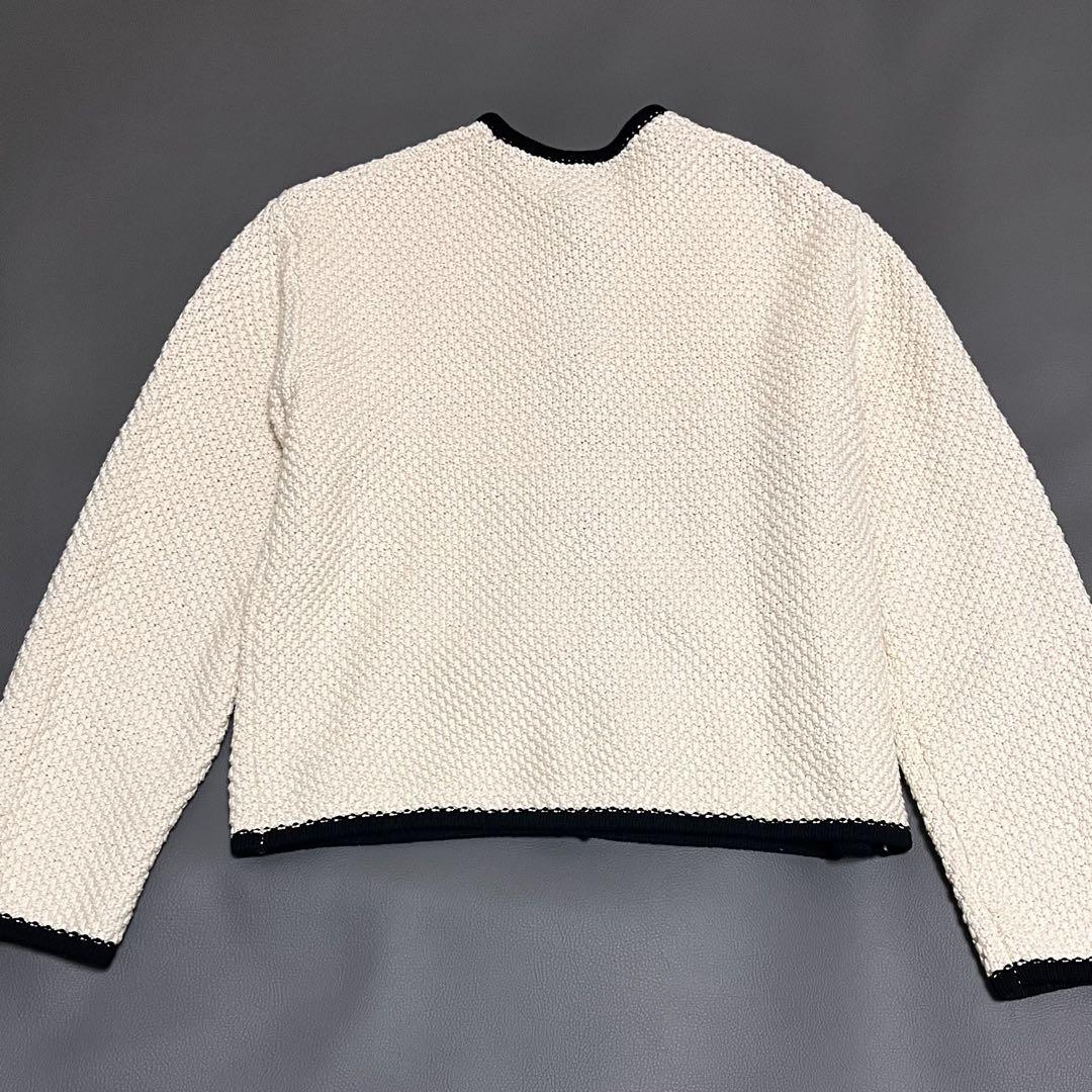 美品✨MilaOwen 金釦ショート丈 ニットカーディガン ジャケット