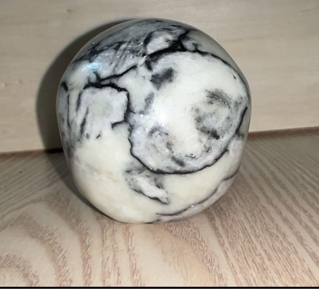 天然石 翡翠 SKULL 骸骨 置物 画像8